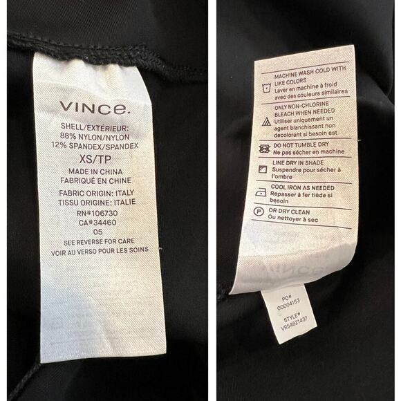 NEW Vince Tech Point Leggings Size XS - Picture 6 of 6